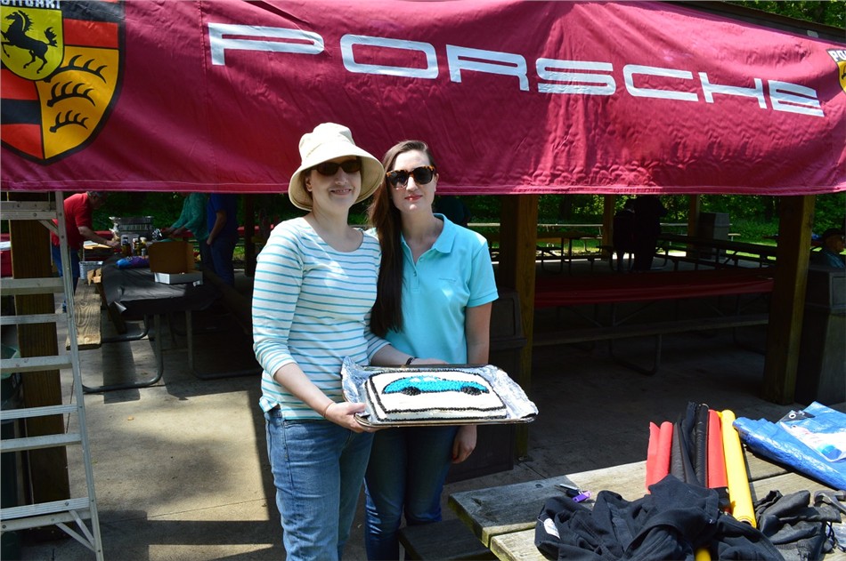 40th Anniversary Weekend - Lauren and Sarah made a Porsche cake! 